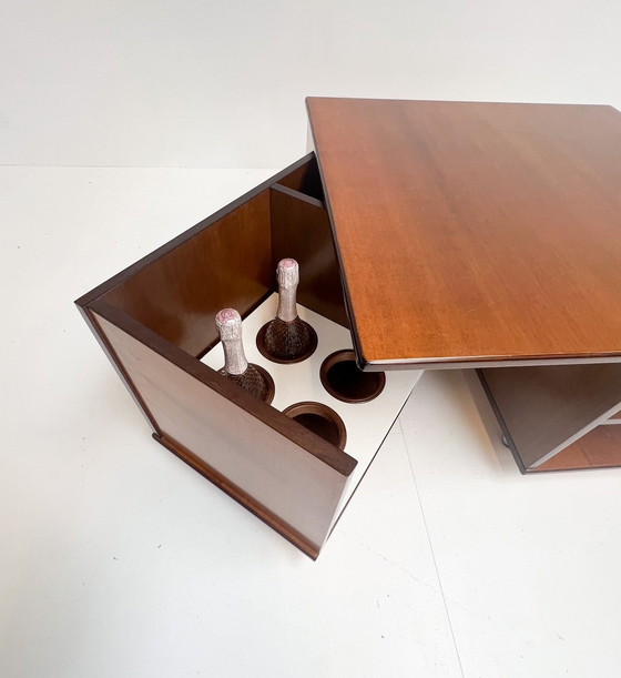 Image 1 of Italian Coffee Table With Bar Function, 1960'S