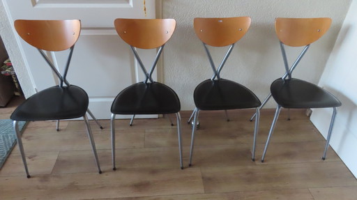 4x Arrben Italy designer chair