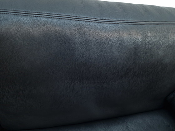 Image 1 of De Sede Ds 17 Black Designer Sofa Leather Sofa Wk Living Couch