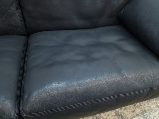 Image 1 of De Sede Ds 17 Black Designer Sofa Leather Sofa Wk Living Couch