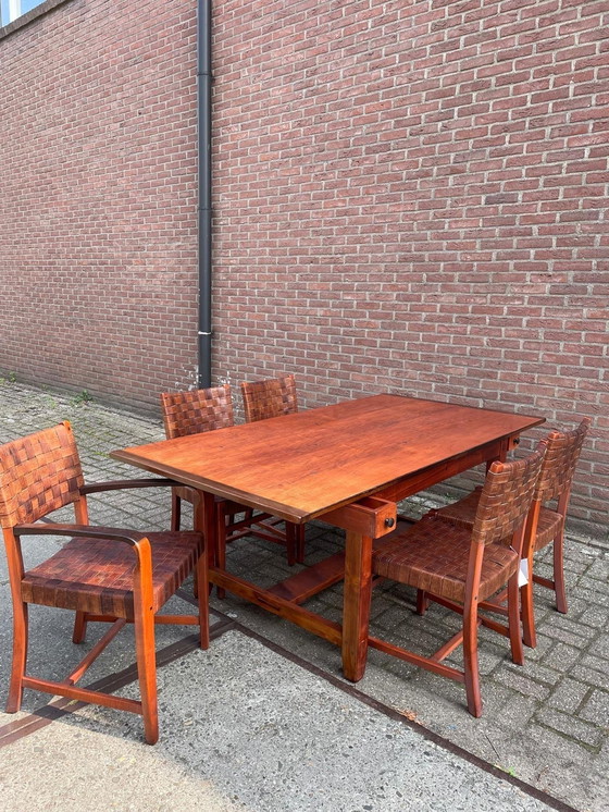 Image 1 of Schuitema Dining Room Set Shaker Style