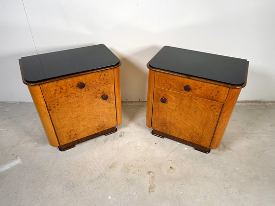 Image 1 of Set of Nightstands Up Zavody, By Jindřich Halabala