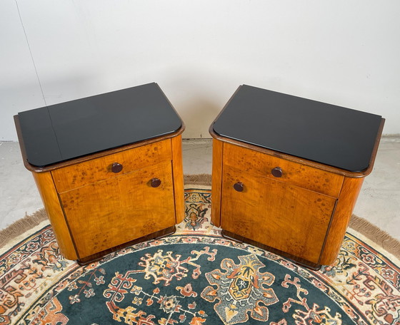 Image 1 of Set of Nightstands Up Zavody, By Jindřich Halabala