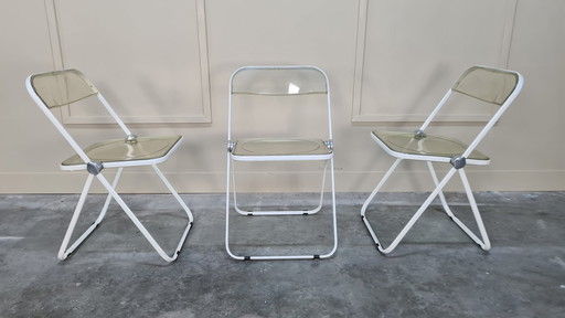 3 X Plia Chair Giancarlo Piretti For Castelli