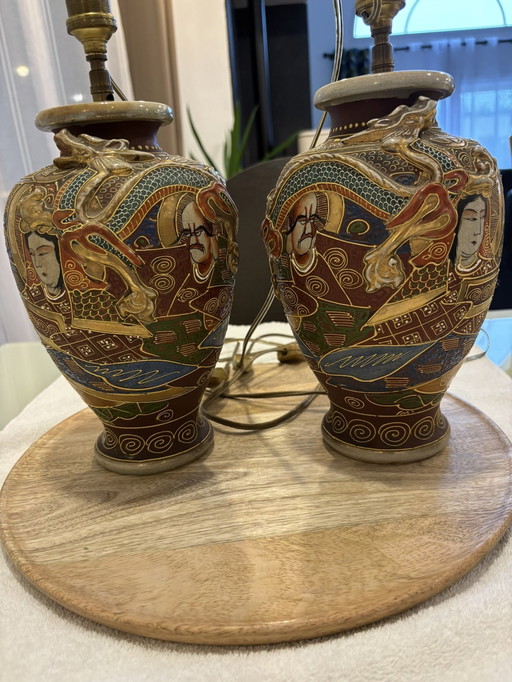 2 Japanese lamps