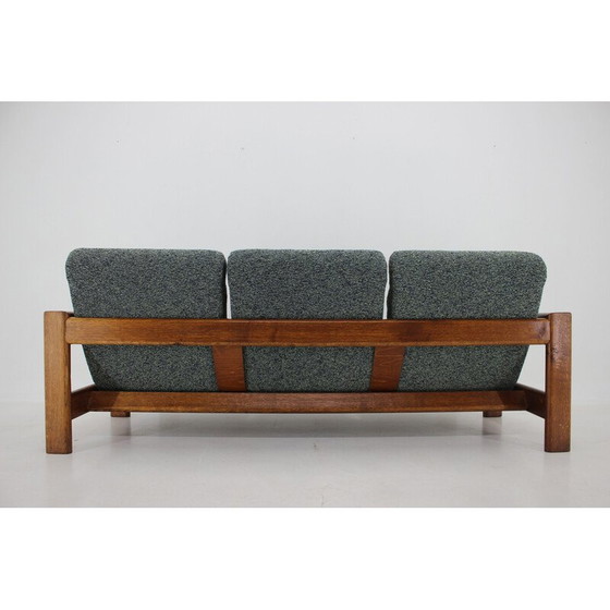 Image 1 of Vintage oakwood and fabric living room set, Finland 1960s