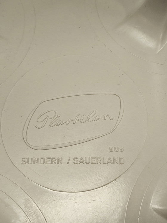 Image 1 of Vintage Plastilan Plant Table Side Table