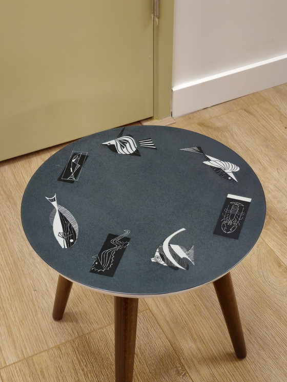 Image 1 of Vintage Plastilan Plant Table Side Table