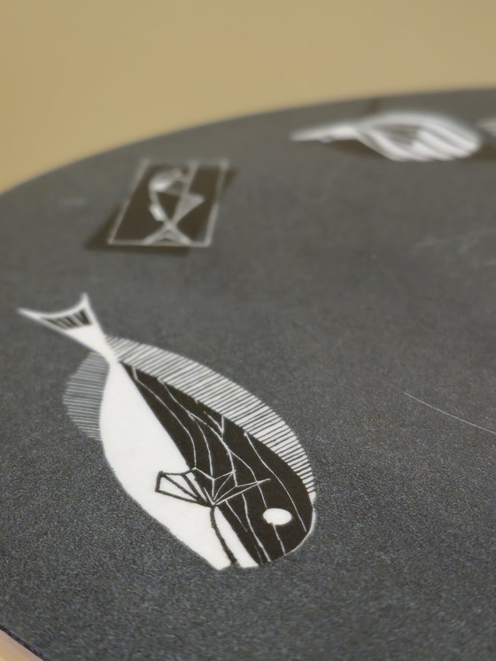 Image 1 of Vintage Plastilan Plant Table Side Table