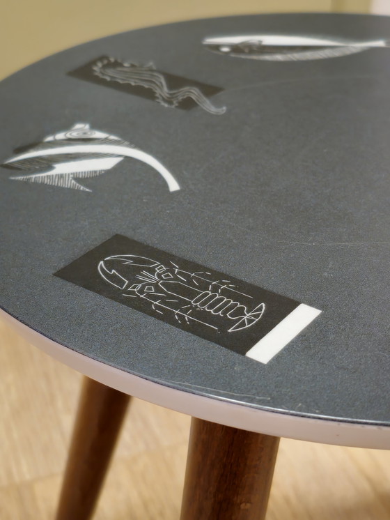 Image 1 of Vintage Plastilan Plant Table Side Table