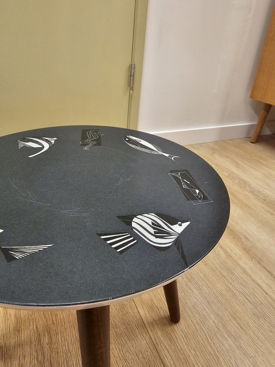 Image 1 of Vintage Plastilan Plant Table Side Table