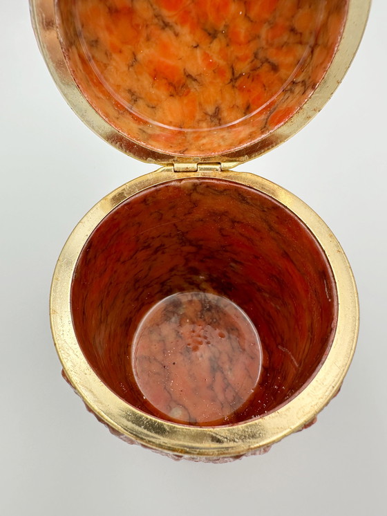 Image 1 of Alabaster Tray with Lid, Italy