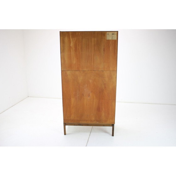 Image 1 of Vintage oak and glass chest of drawers for Znz, Czechoslovakia 1960
