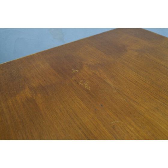 Image 1 of Vintage bamboo, rattan and teak desk, Italian 1960