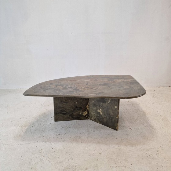 Image 1 of Vintage granite coffee table, Italy 1980