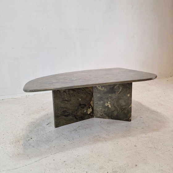 Image 1 of Vintage granite coffee table, Italy 1980