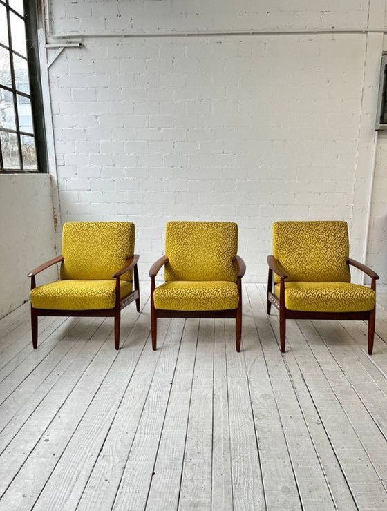 Image 1 of 3x danois Easy Chairs teck