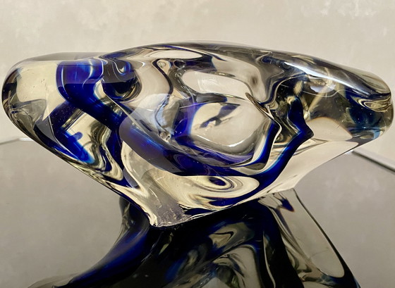 Image 1 of Vintage glass design ashtray/sculpture