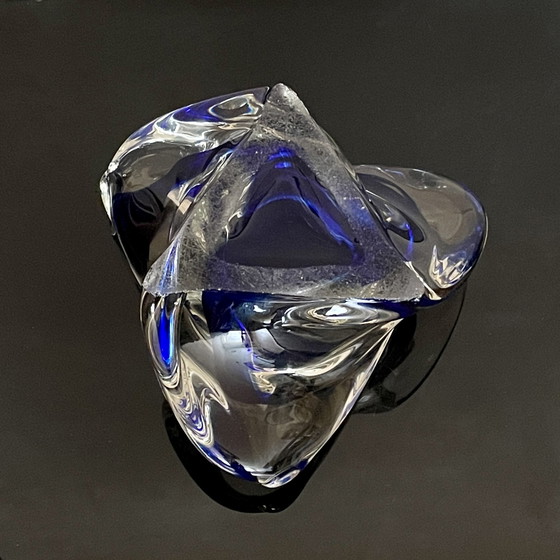 Image 1 of Cendrier/sculpture vintage en verre