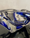 Posacenere/scultura in vetro dal design vintage