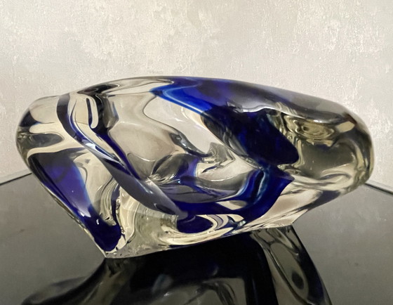 Image 1 of Vintage glass design ashtray/sculpture