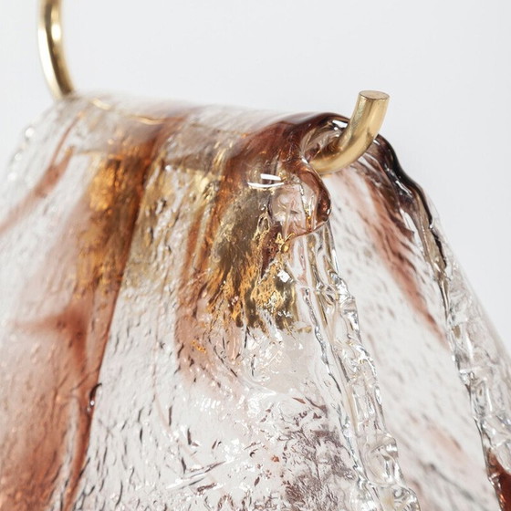 Image 1 of Vintage Murano glass pendant lamp by Carlo Nason for Mazzega