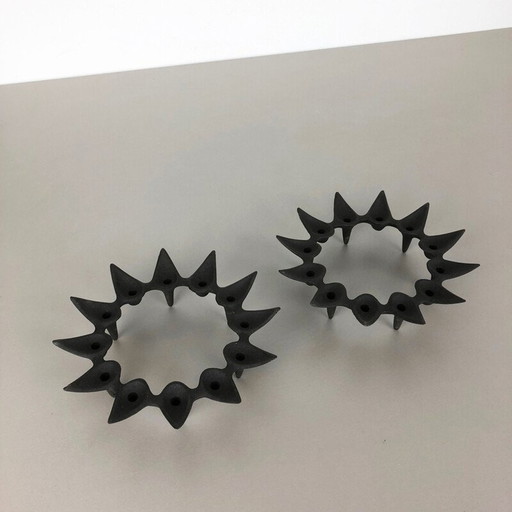 Pair of vintage candle holders by Jens Harald Quistgaard for Dansk Designs, 1960