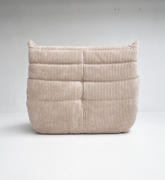 Image 1 of Reupholstered 1 Seater Togo By Ligne Roset, 1990'S