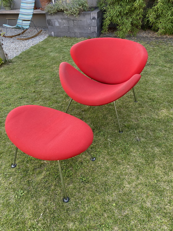 Image 1 of Artifort Orange Slice with ottoman