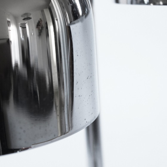 Image 1 of Lampe italienne vintage chromée