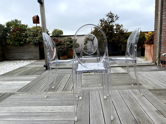 Image 1 of 4x Kartell Victoria Ghost Chairs