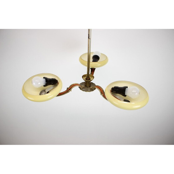 Image 1 of Vintage Art Deco chandelier, Czechoslovakia 1930s