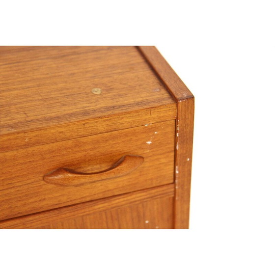 Image 1 of Vintage teak and beechwood sideboard, Sweden 1960s