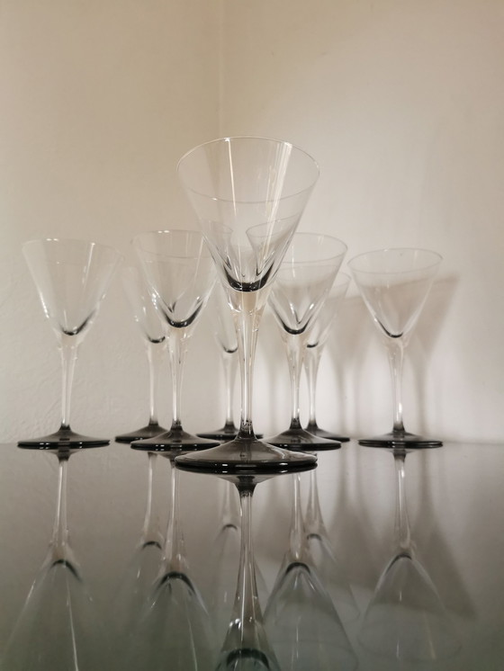 Image 1 of 8 Cristal Cocktail Glasses