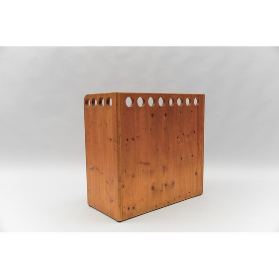 Image 1 of Pair of vintage pine benches for children, 1960