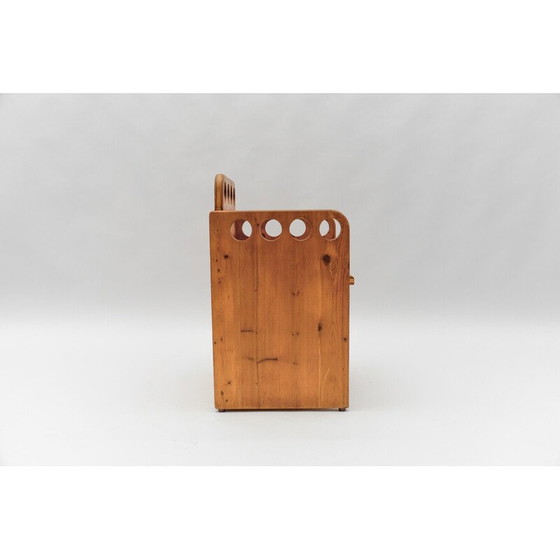 Image 1 of Pair of vintage pine benches for children, 1960