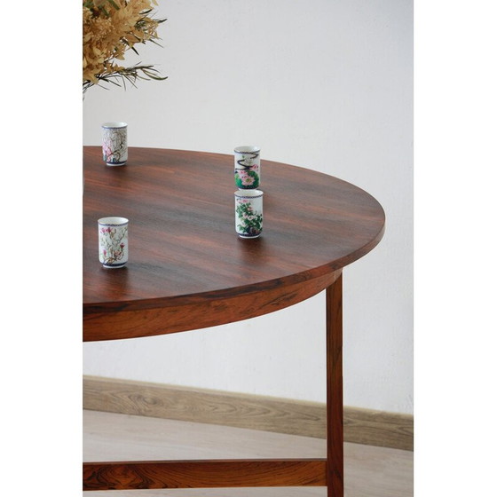 Image 1 of Round rosewood dining table, 1960
