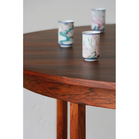 Image 1 of Round rosewood dining table, 1960