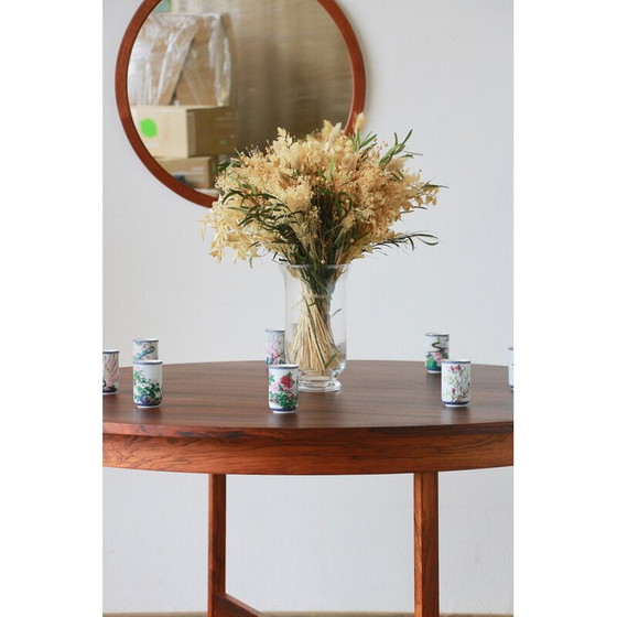 Image 1 of Round rosewood dining table, 1960