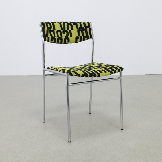 Image 1 of 1x Dining chair chrome Gijs van der Sluis