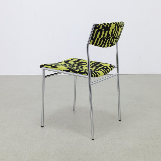 Image 1 of 1x Dining chair chrome Gijs van der Sluis