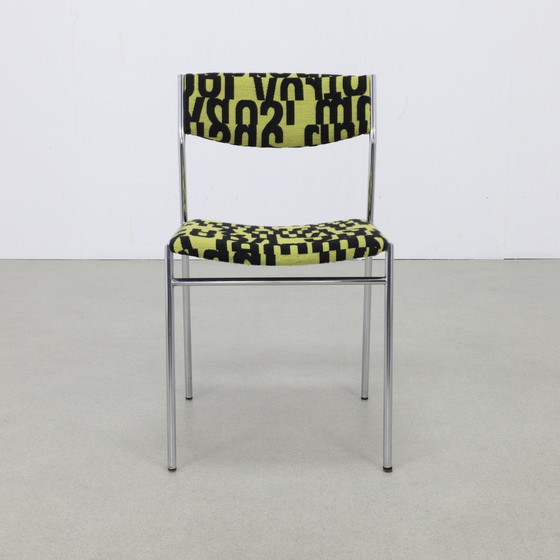 Image 1 of 1x Dining chair chrome Gijs van der Sluis