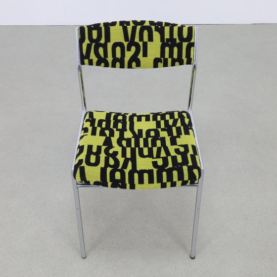 Image 1 of 1x Dining chair chrome Gijs van der Sluis