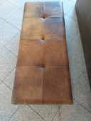 1 X Sheepskin Leather Hocker/Daybed 160Cm X 65Cm