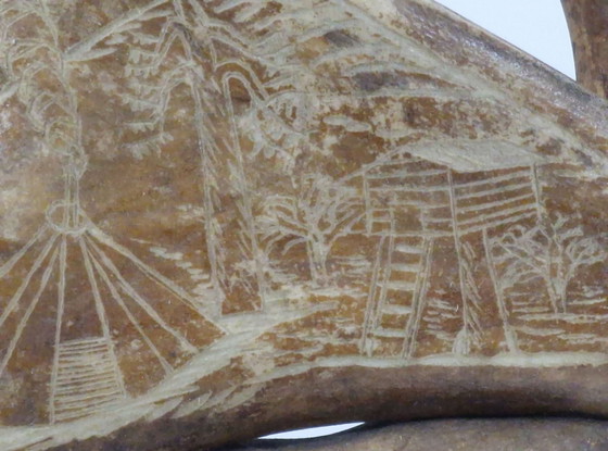 Image 1 of Candelabro tradicional escandinavo de asta de reno