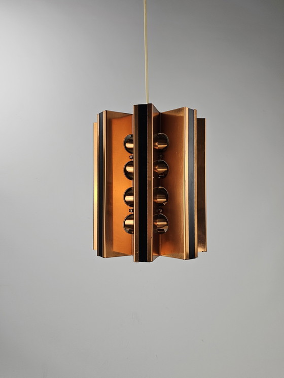 Image 1 of Copper Pendant Lamp From Denmark