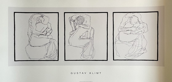 Image 1 of Gustav Klimt After (1862-1918),  Coppia Di Amanti, 1903, Printed In Italy