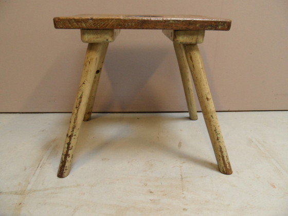 Image 1 of Vintage milk stool
