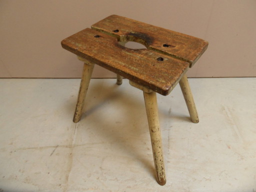 Vintage milk stool