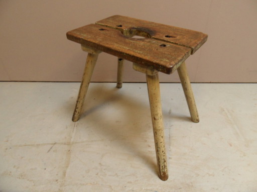 Vintage milk stool